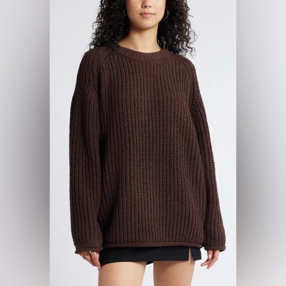 BP Dark Brown Crew Neck Sweater